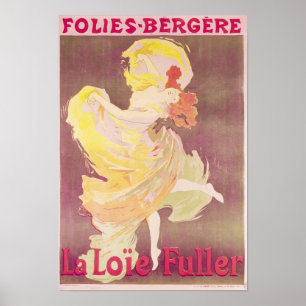 Poster advertising Loie Fuller