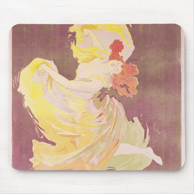Poster advertising Loie Fuller Mouse Pad (Front)
