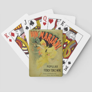 Poster advertising 'Mariani Wine, Popular French T Playing Cards