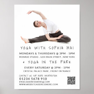 Poster Advertising Portrait de Yoga