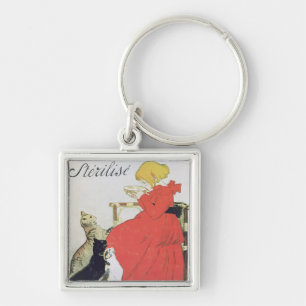Poster advertising Pure Sterilised Milk Keychain