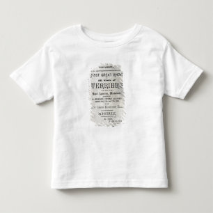 Poster advertising the Allied Terrier Club Toddler T-shirt