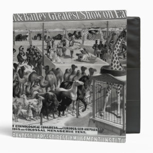 Poster advertising, 'The Barnum and Bailey Binder