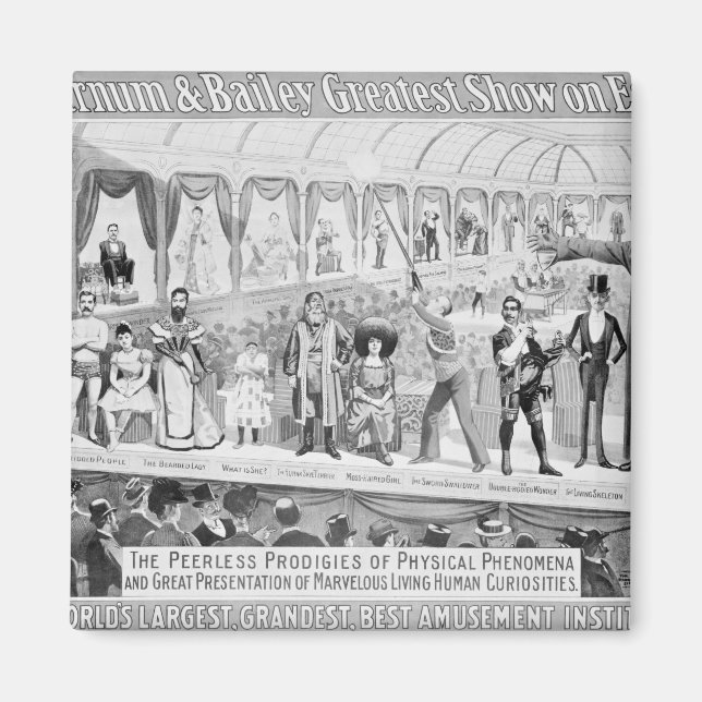 Poster advertising, 'The Barnum and Bailey Magnet (Front)