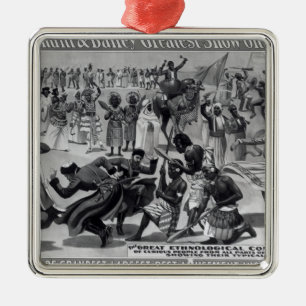 Poster advertising, 'The Barnum and Bailey Metal Ornament