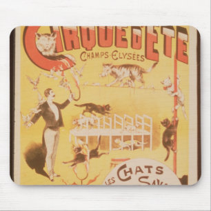 Poster advertising the Cirque d'Ete in the Mouse Pad