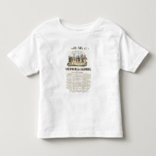 Poster advertising the gold mines in California Toddler T-shirt