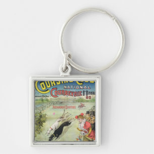Poster advertising the opening of Coursing Keychain
