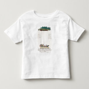 Poster advertising the subscription toddler t-shirt