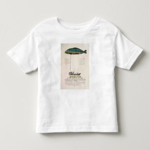 Poster advertising the subscription toddler t-shirt