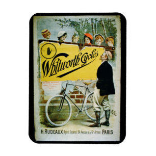 Poster advertising 'Whitworth Cycles', Paris (colo Magnet
