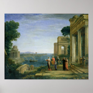 Poster Aeneas et Dido à Carthage, 1675