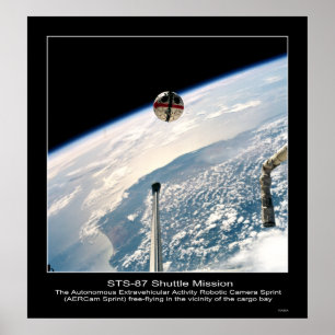 Poster AERCam Sprint vol libre dans la v...