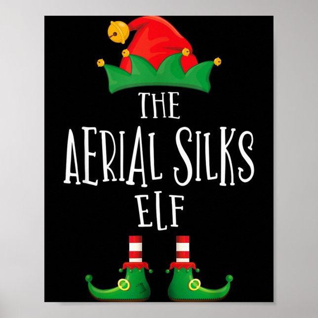 Poster Aerial Silks Elf Shirt Family Matching Pajamas Chr (Devant)
