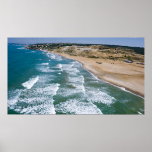 Poster Aerial view of Black Sea coast of Istanbul,