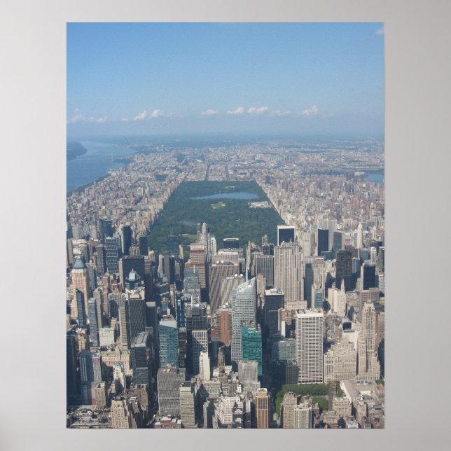 Poster aérien de Central Park (Devant)
