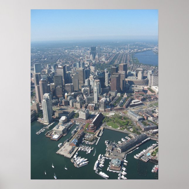 Poster aérien de la messe de Boston (Devant)