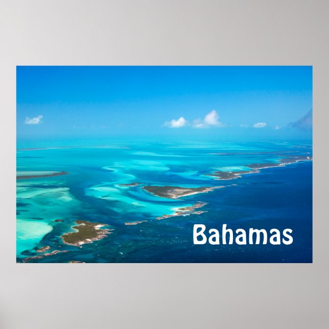 Poster aérien des Bahamas (Devant)