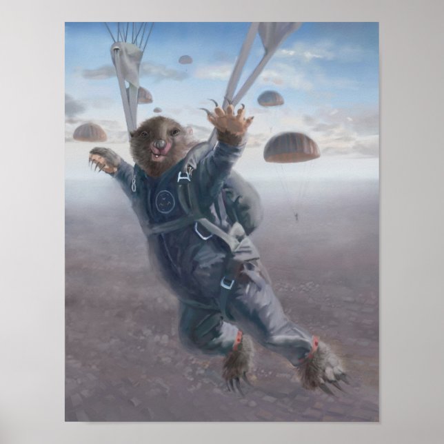 Poster Aérien Wombat Joyride (Devant)