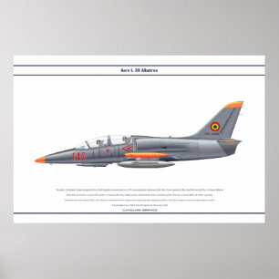 Poster Aero L-39 Roumanie