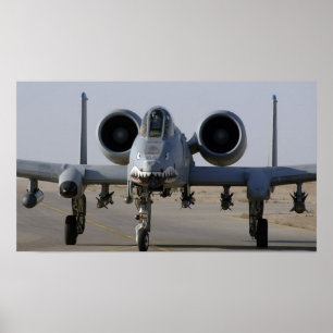 Poster Aéronef A-10 Thunderbolt II
