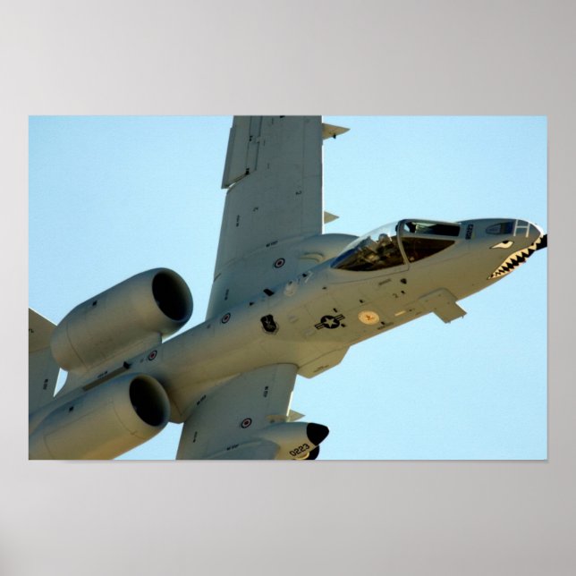 Poster Aéronef A-10 Thunderbolt II (Devant)