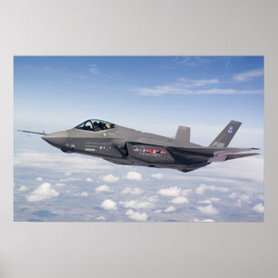 Poster Aéronef F-35 Lightning II