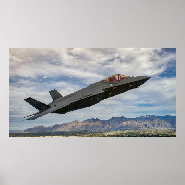 Poster Aéronef F-35 Lightning II (Devant)