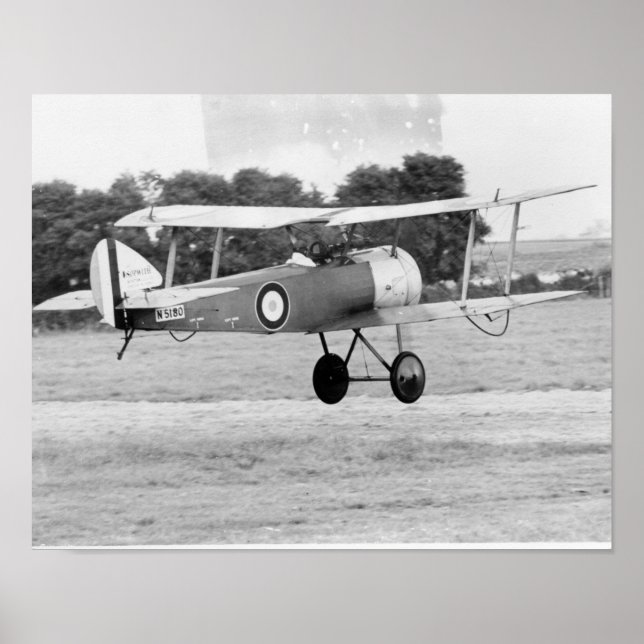 Poster Aéronef Sopwith Décollage (Devant)