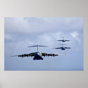 Poster Aéronefs C-17 Globemaster III