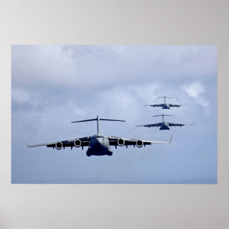 Poster Aéronefs C-17 Globemaster III