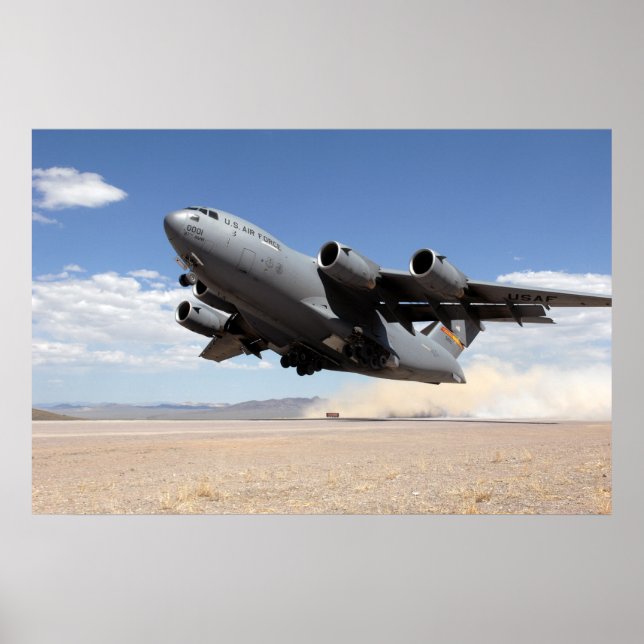 Poster Aéronefs C-17 Globemaster III (Devant)