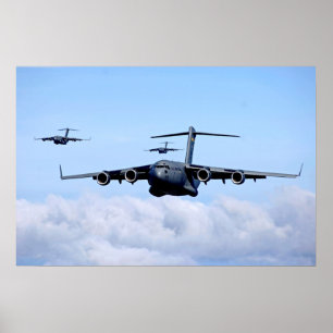 Poster Aéronefs C-17 Globemaster III