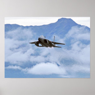 Poster Aéronefs de l'aigle de frappe F-15