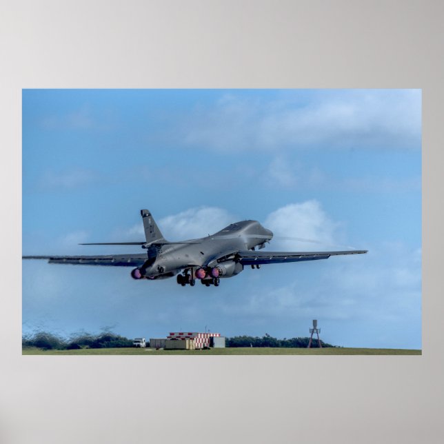 Poster Aéronefs de Lancer B-1B (Devant)