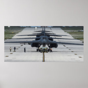 Poster Aéronefs de Lancer B-1B