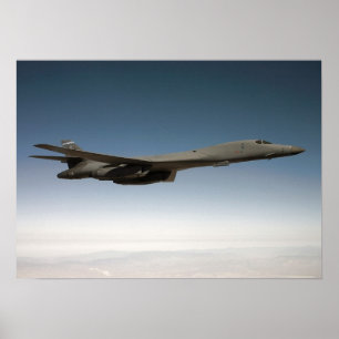 Poster Aéronefs de Lancer B-1B