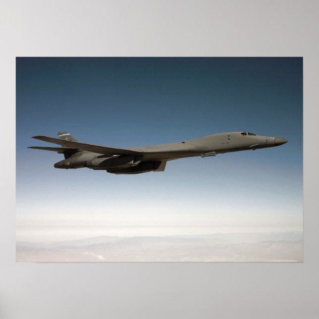 Poster Aéronefs de Lancer B-1B (Devant)