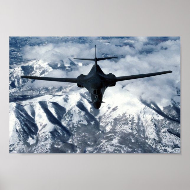 Poster Aéronefs de Lancer B-1B (Devant)