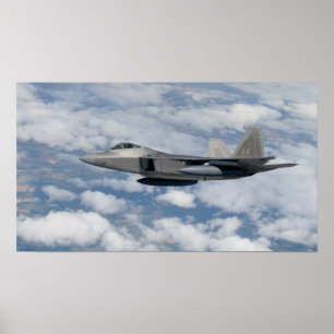 Poster Aéronefs de Raptor F-22