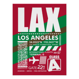 Poster Aéroport de Los Angeles
