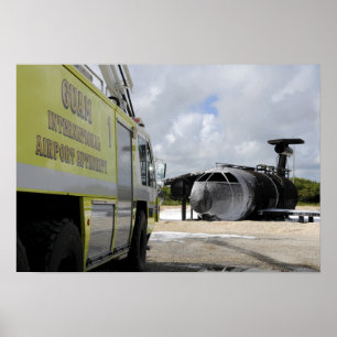 Poster Aéroport WONPAT de Guam