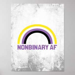 Poster AF non binaire