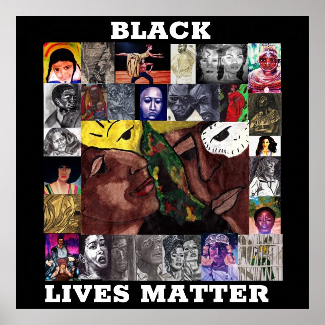 POSTER AFFAIRE BLACK LIVES (Devant)