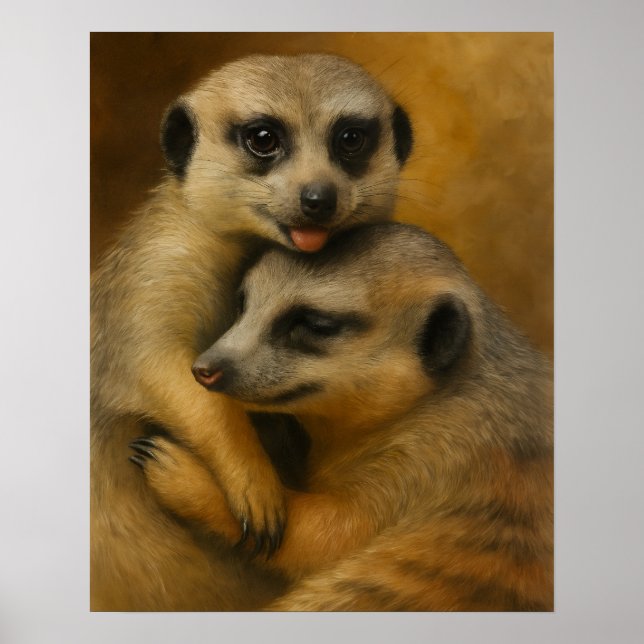 Poster Affection de Meerkat (Devant)