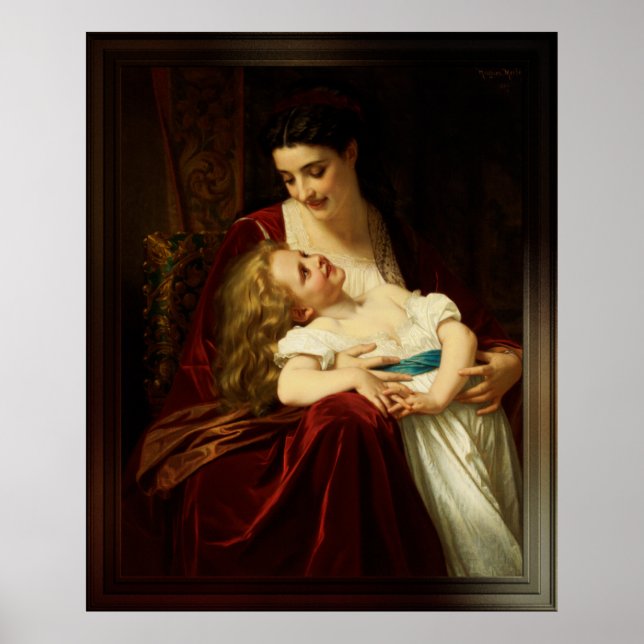 Poster Affection maternelle de Hugues Merle (Devant)