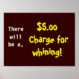 POSTER AFFICHAGE DE CHARGE