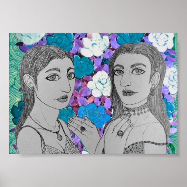 Poster Affichage des anneaux Mariages (Devant)