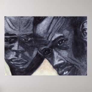 POSTER AFFICHAGE DES VISAGES DE TRANSITION