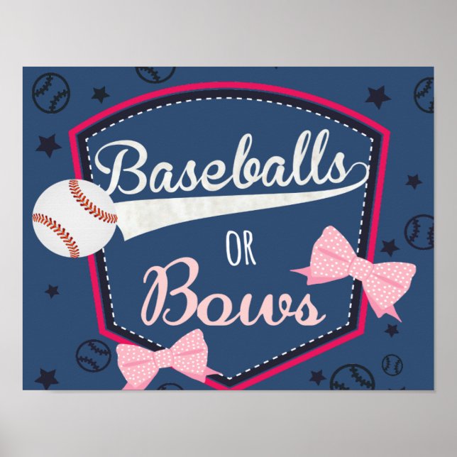 Poster affichage genre - baseball ou arcs (Devant)